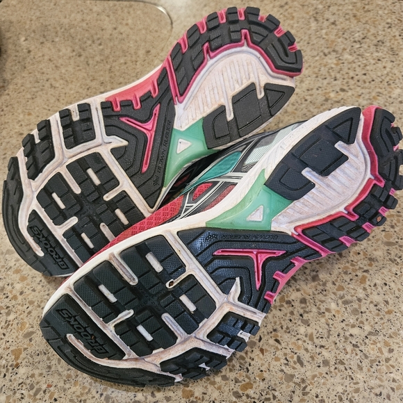 Brooks Ravenna 7 Running Shoe SZ 7 Pink Teal Sneakers Kicks Training Comfort - Picture 9 of 9